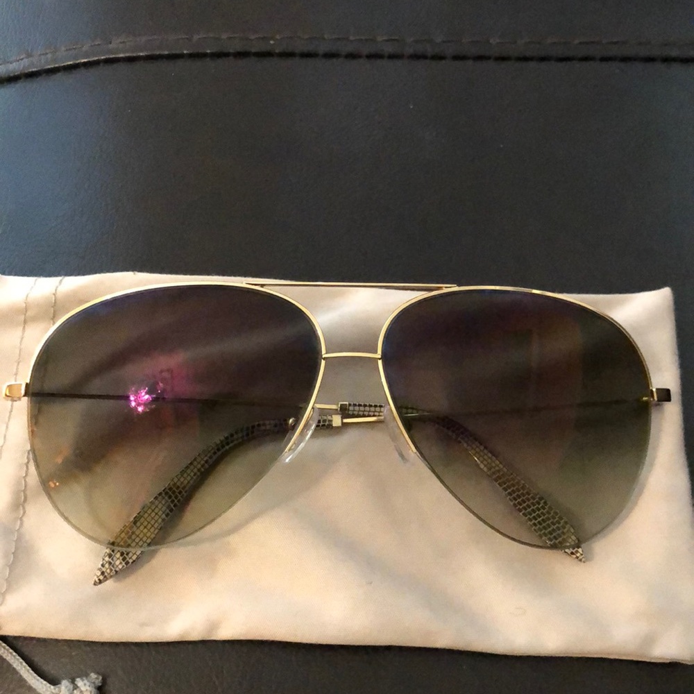 Victoria Beckham aviator sunglasses